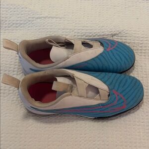 Nike Blue and Pink Phantom GX Futsol Shoes